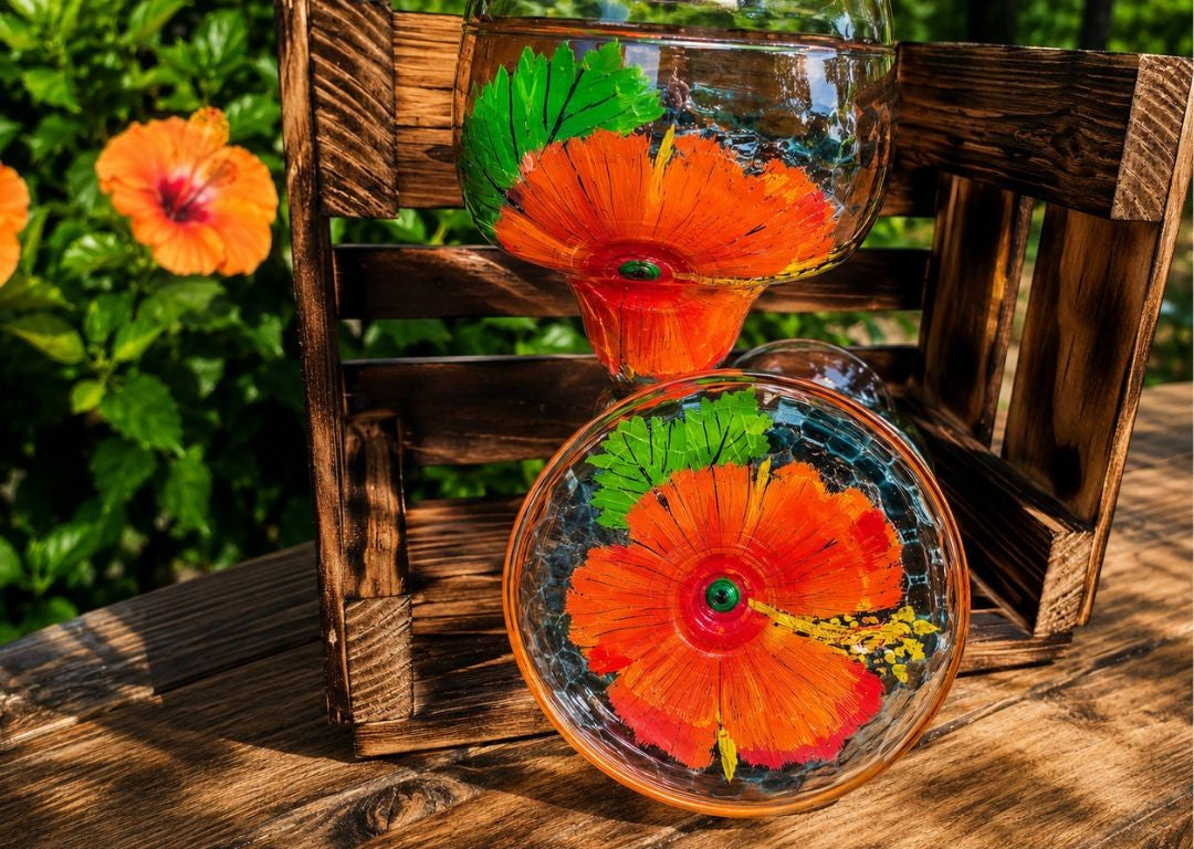Glass Painting - Margarita Glasses by Lily 08/16/26