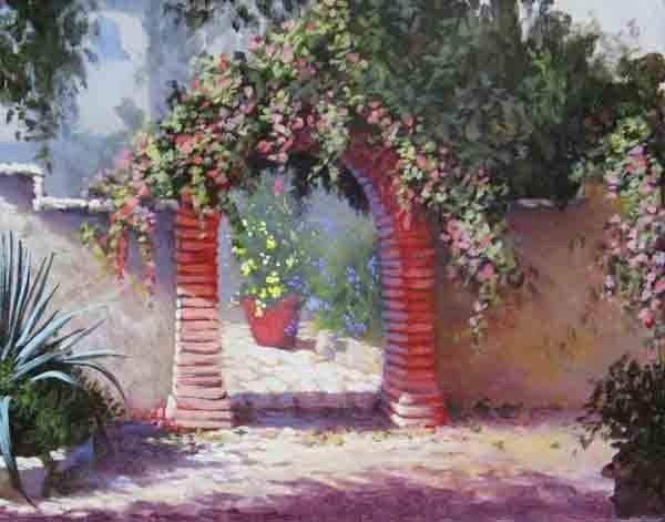Acrylic Class (Rich Fischer) - One Day Seminar - Southwest Flower Arch