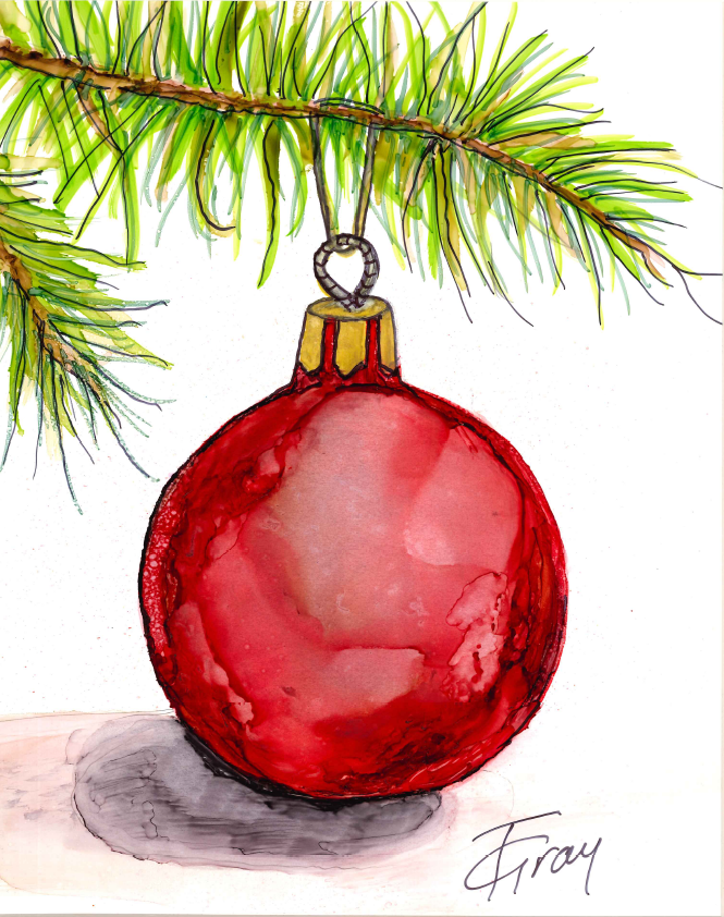 ALCOHOL INK- Ornaments by Trish 12/09/2026