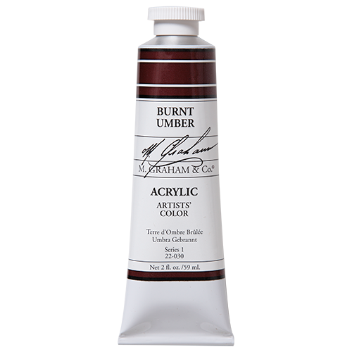 M GRAHAM BURNT UMBER 60ML ACRYLIC