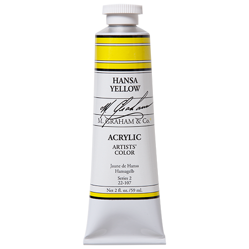 M GRAHAM HANSA YELLOW 60ML ACRYLIC
