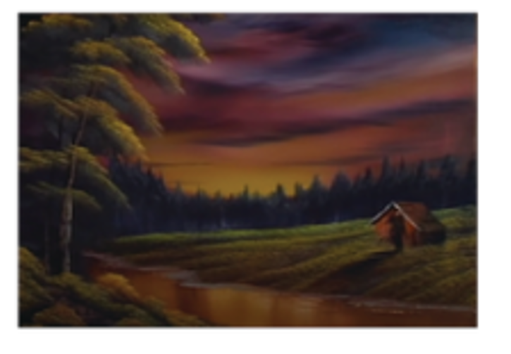 Bob Ross Kid's Camp (Evening at Sunset