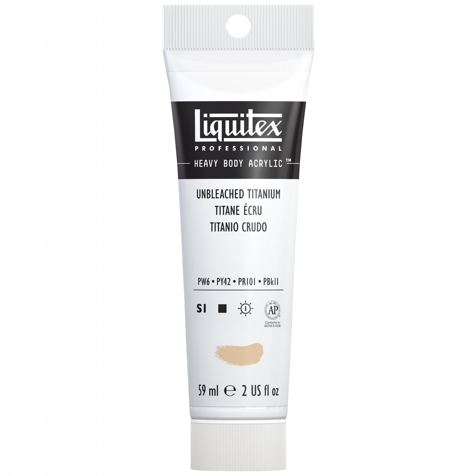 Liquitex Heavy Body Unbleached Titanium 2oz