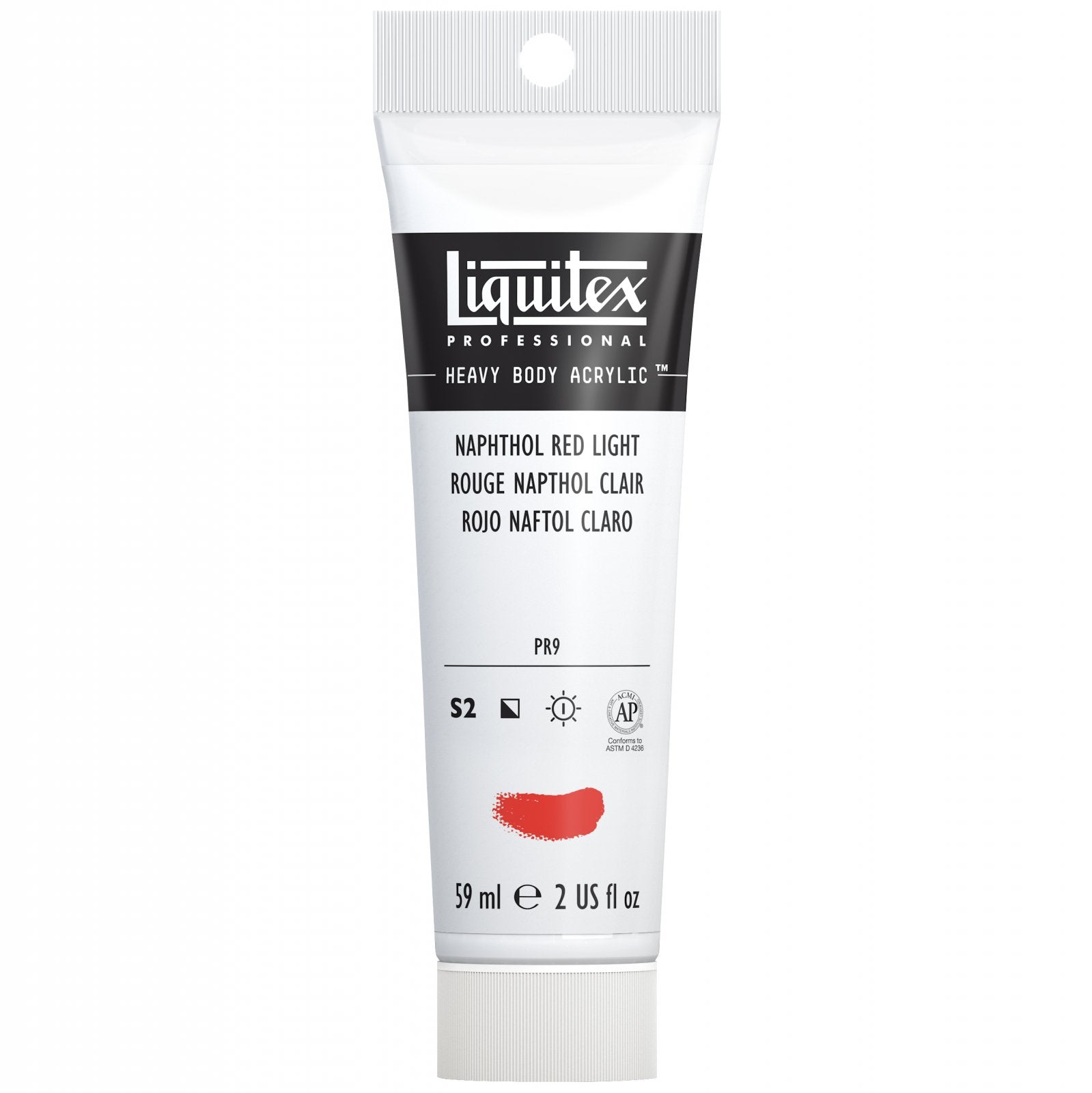 Liquitex Heavy Body Naphthol Red Light 2oz