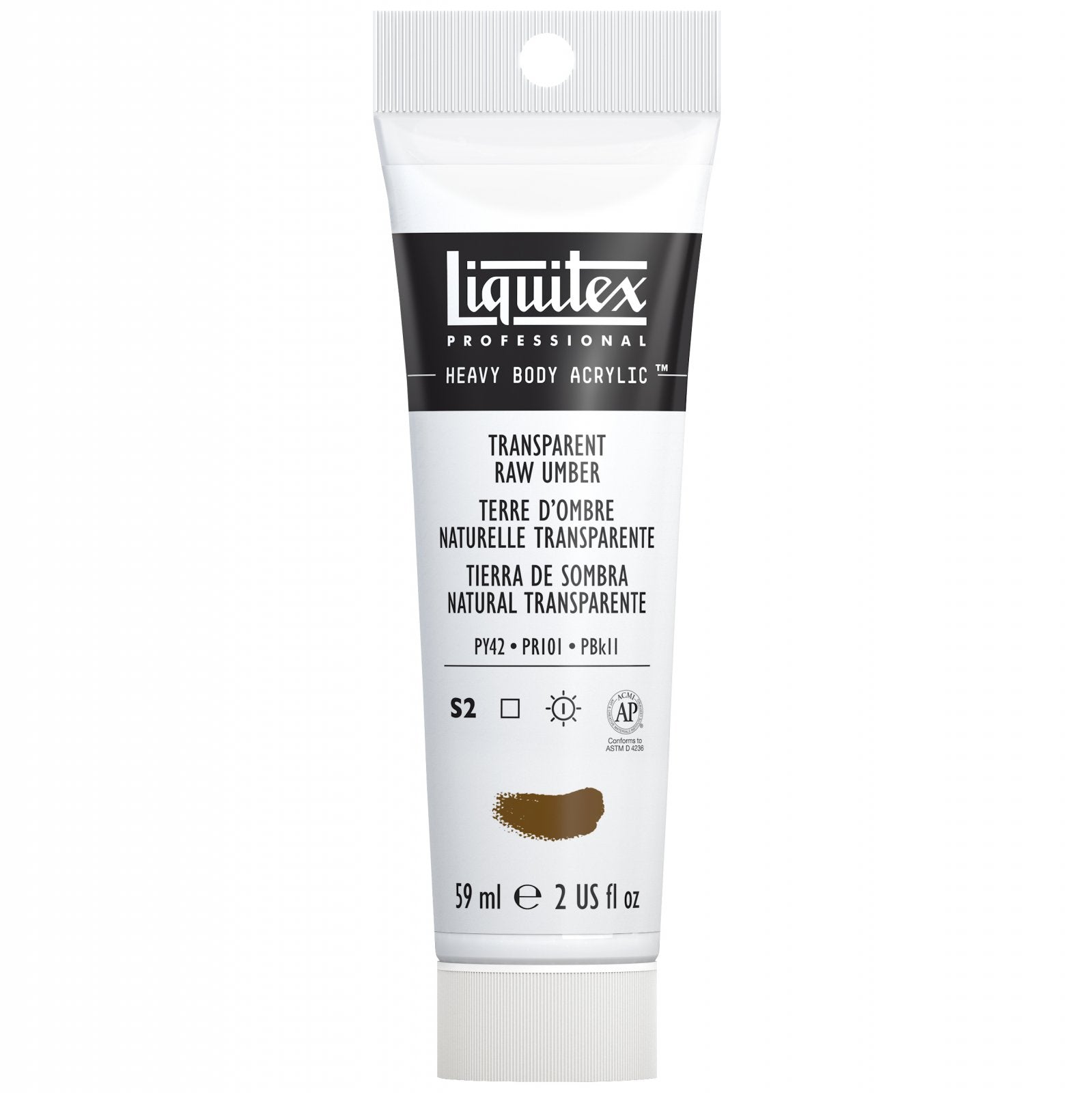 Liquitex Heavy Body Transparent Raw Umber 2oz