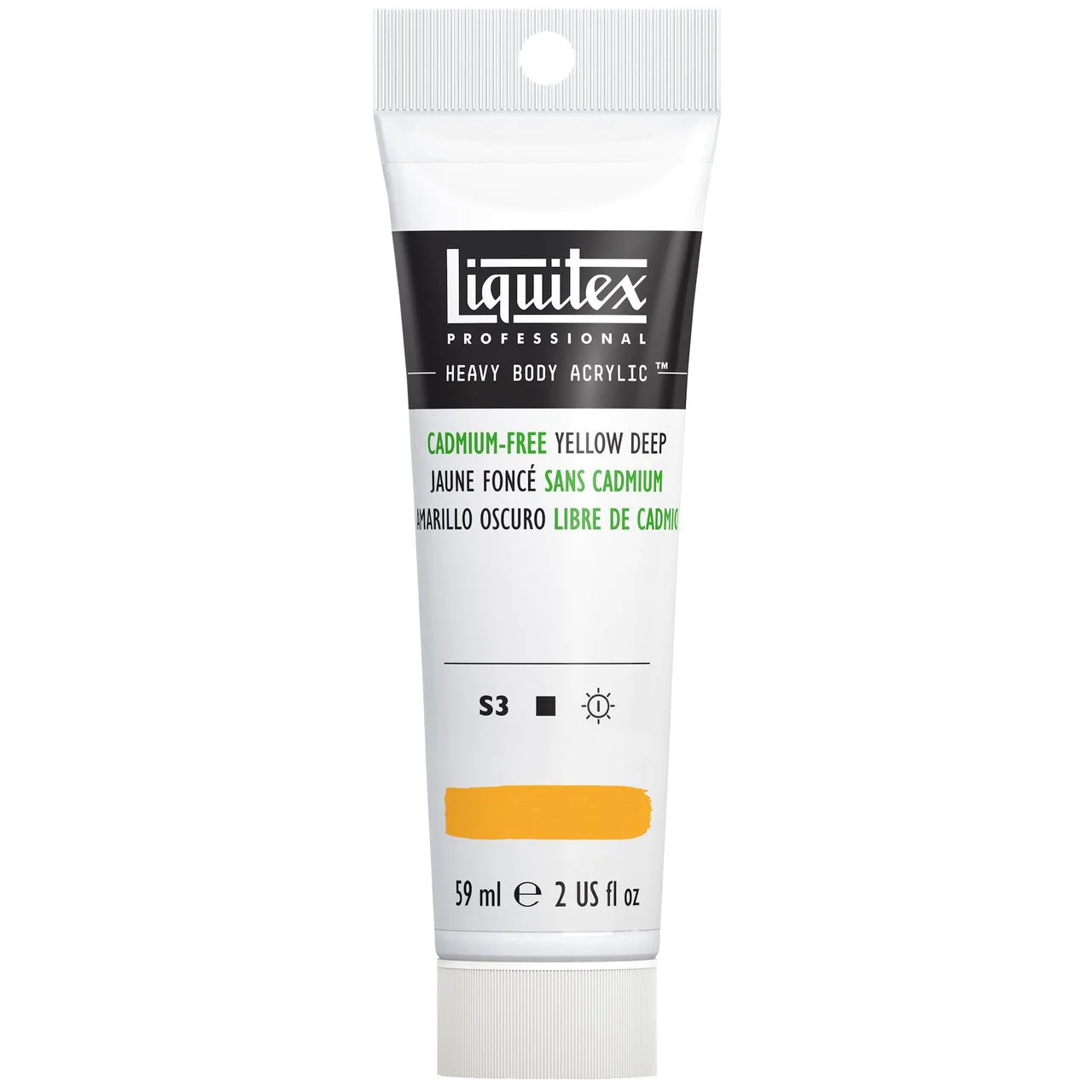Liquitex Heavy Body Cadmium Free Yellow Deep 2oz
