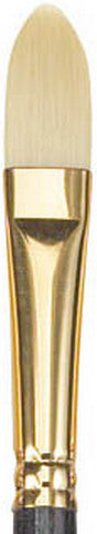 Dakota Synthetic Hog Bristle Oil & Acrylic Brushes, Filberts, 4