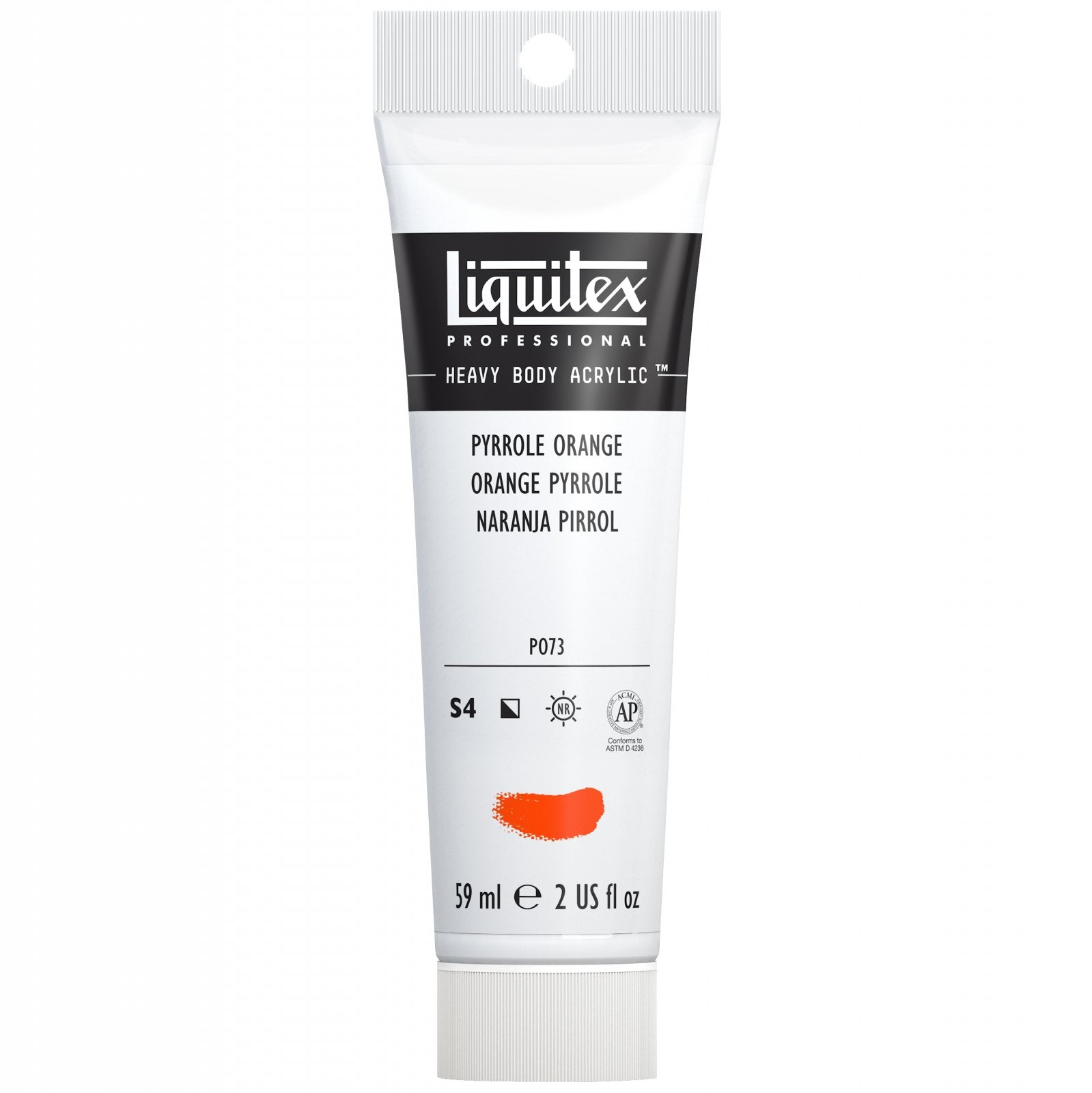 Liquitex Heavy Body Pyrrole Orange 2oz