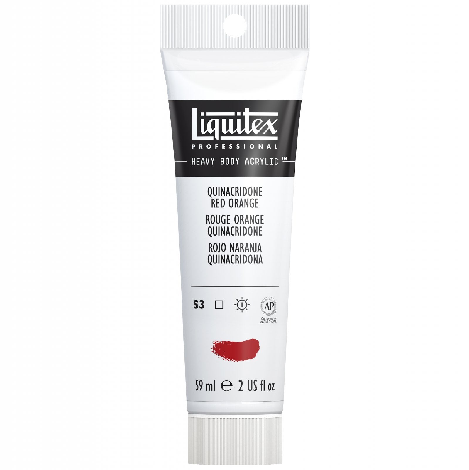 Liquitex Heavy Body Quinacridone Red Orange 2oz