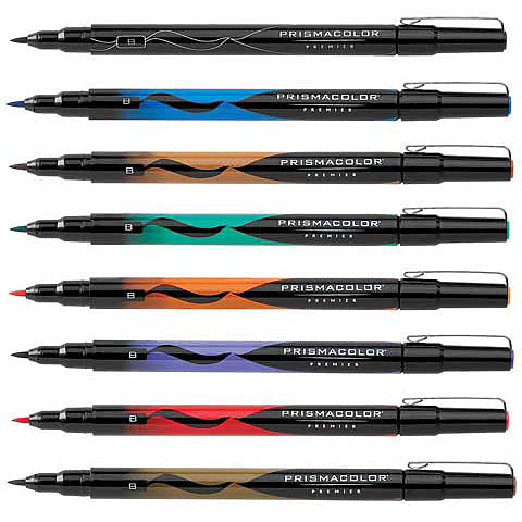 PRISMACOLOR ILLUSTRATION MARKER BLACK BRUSH