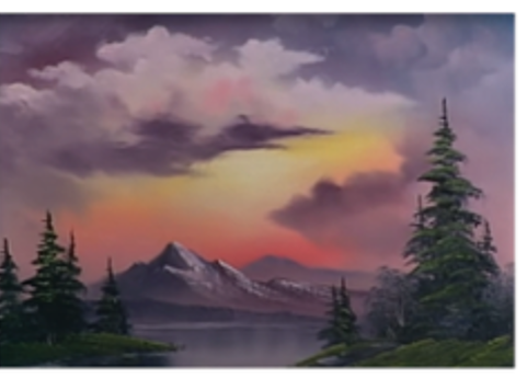 Bob Ross Kid's Camp (Sunset Aglow)