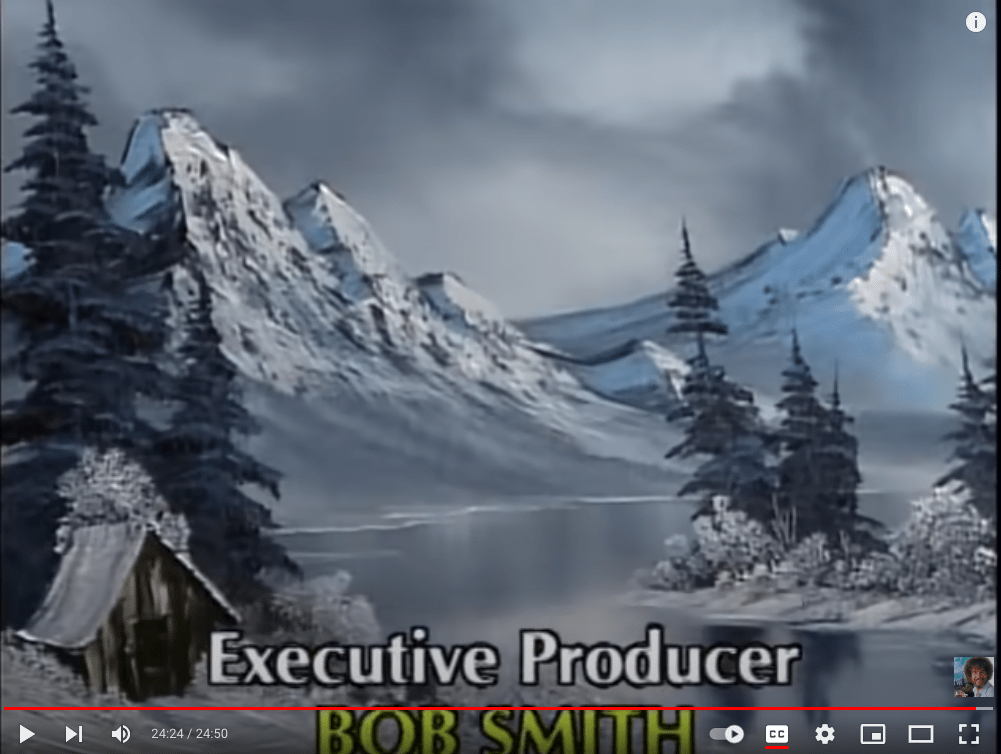 BOB ROSS PAINTING CLASS PRESCOTT FINE ART AN ARCTIC WINTER DAY SEASON 26 EPISODE 6